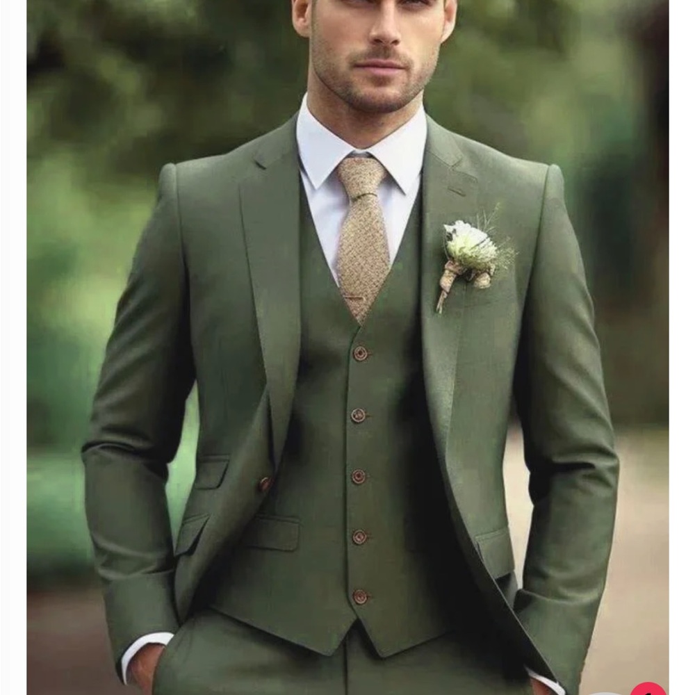 SAINLY Men’s 3 pc Wedding Suit